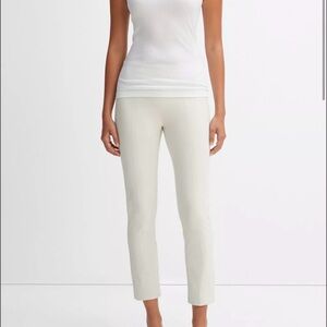 Vince Stitch Front Seam Ponte Legging Size Medium Color Gesso